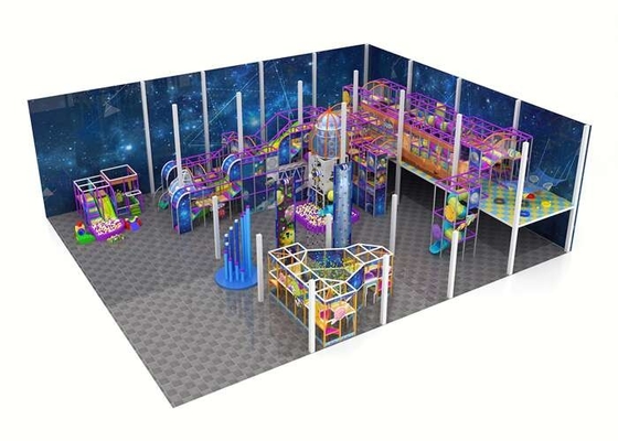 Оборудование спортивной площадки коммерчески детей центра игры крытое с взбираясь стеной