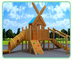 Оборудование Staticproof Skidproof игры детей приключения деревянное на открытом воздухе