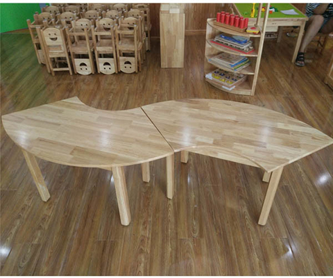 Сваренные стол ODM мебели класса детского сада железного каркаса и набор стула