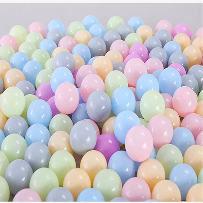 шарики частей спортивной площадки детей 8cm ссыпают цвет материальной нежности PE изготовленный на заказ