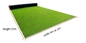 Полового коврика искусственное 4*25m травы зеленого цвета высокой плотности SGS PE PP темного ого-зелен