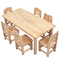 Деревянные таблицы мебели класса детского сада с краем округленным безопасностью